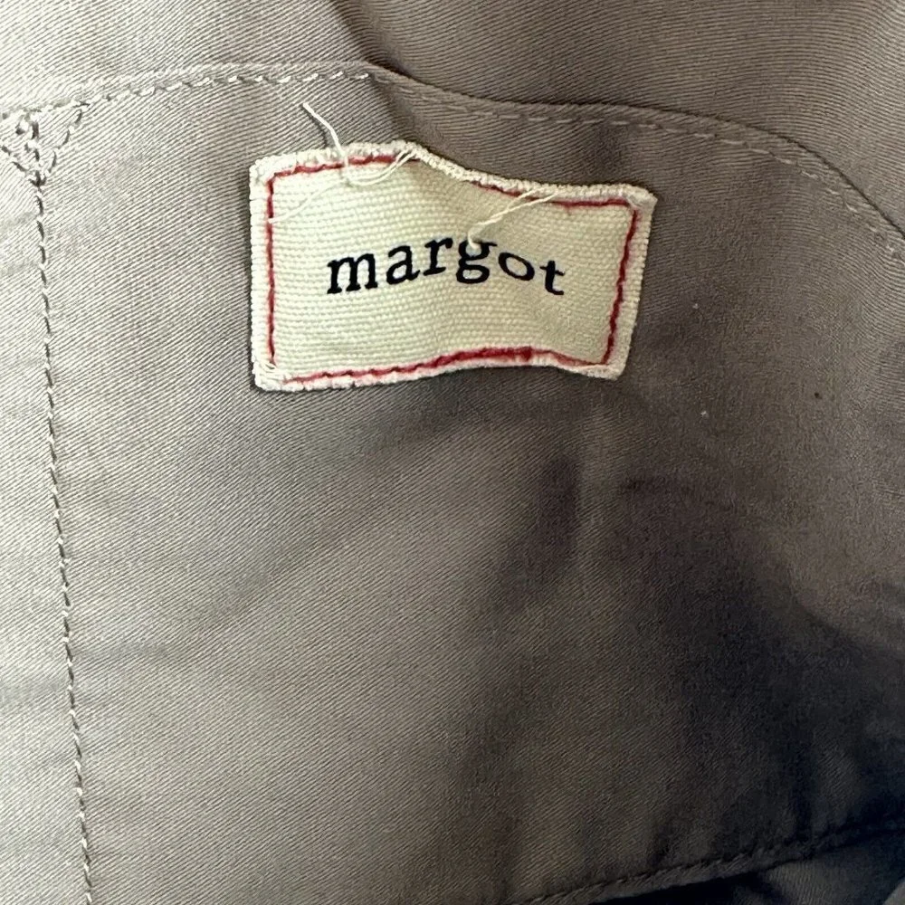 Margot Crossbody Bag Double Zip Black Leather Handbag Silver Accent‎ Purse